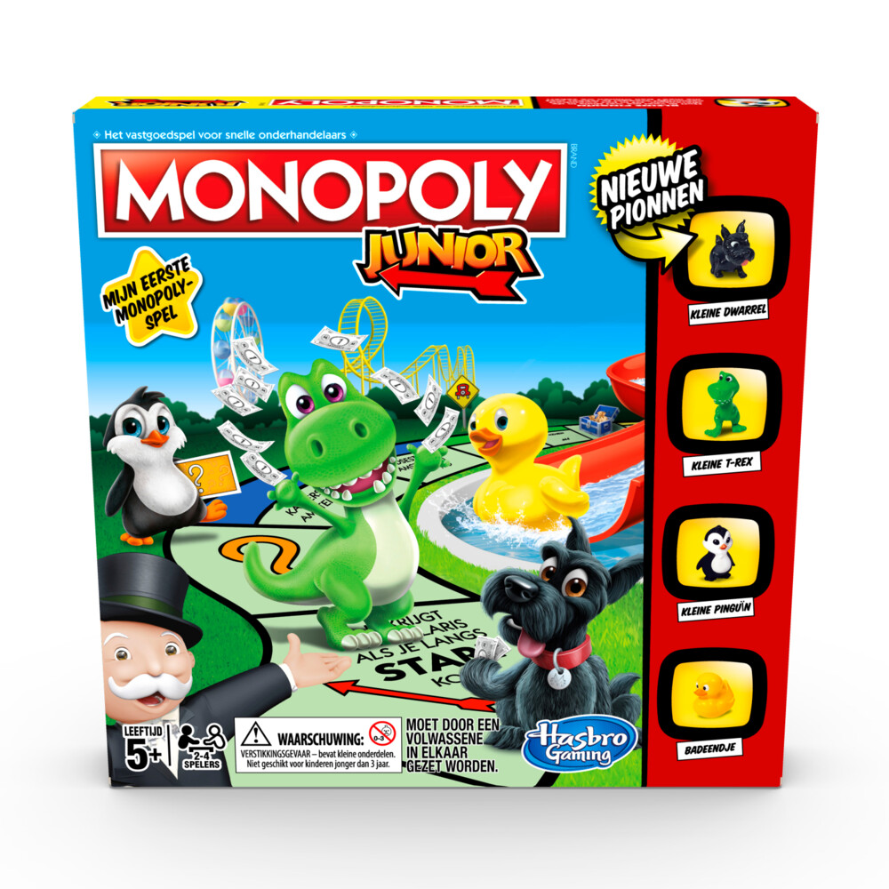 huilen fantoom Machtig Kinderspel Monopoly Junior | Plein.nl