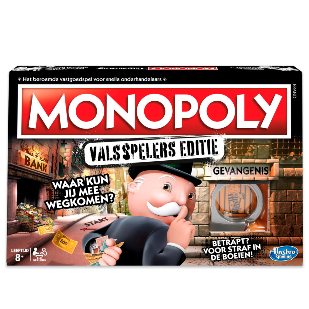 voorzichtig Ampère papier Bordspel Monopoly Valsspelers Editie | Plein.nl