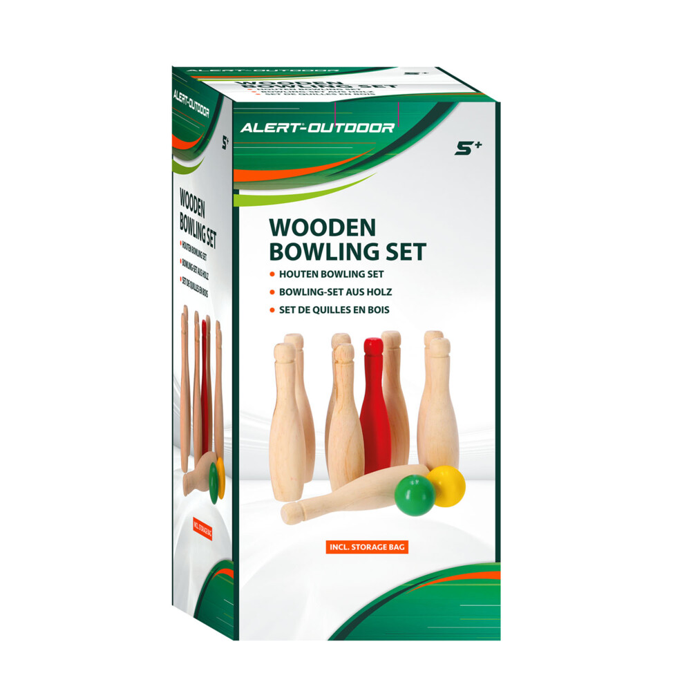 Alert Bowlingset Outdoor met Opbergnet