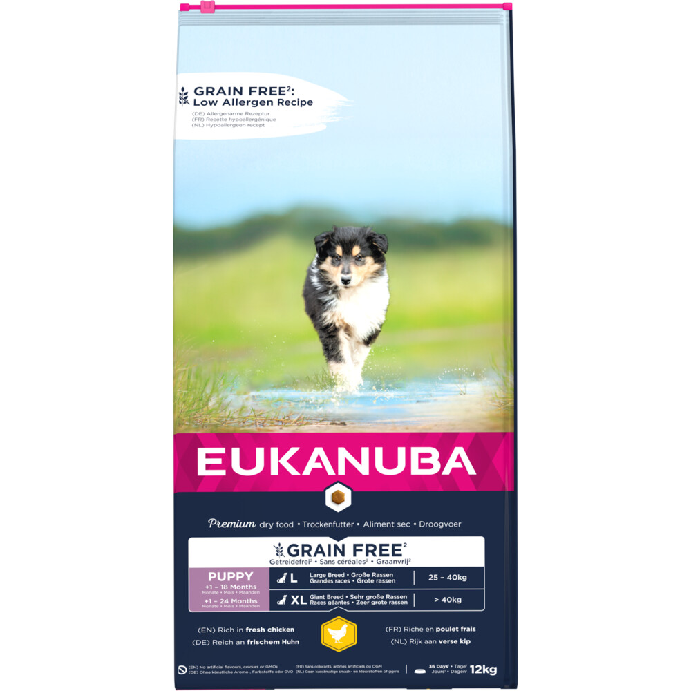 Eukanuba Dog Junior Grainfree Chicken Large 12 kg