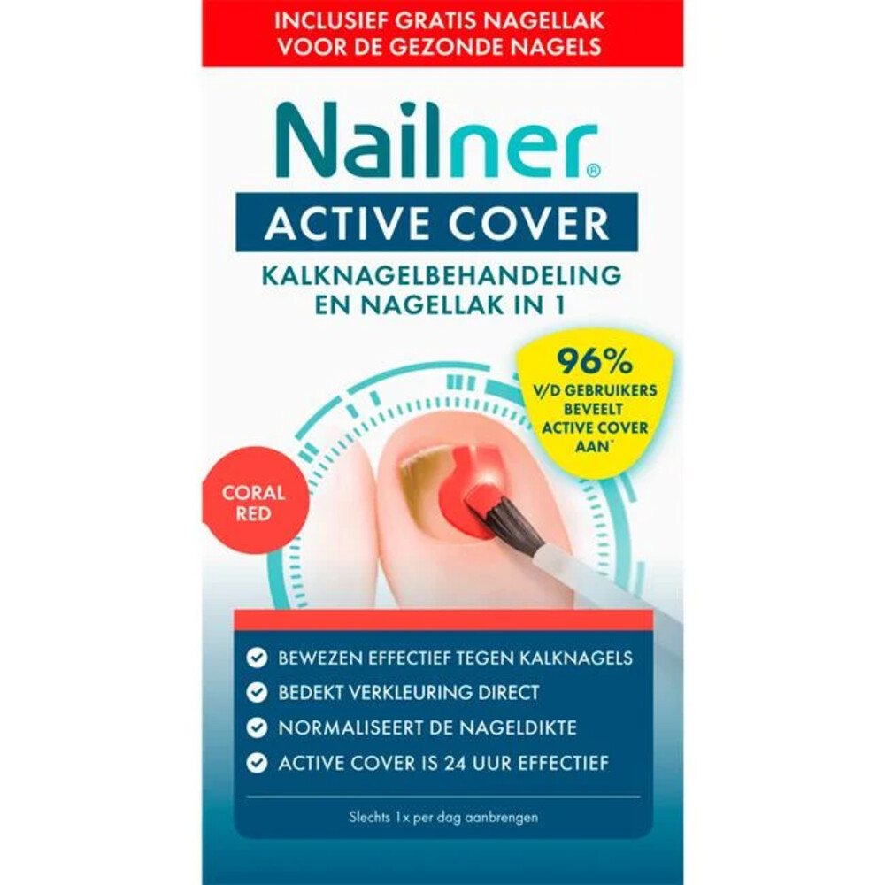 Nailner Active Cover Red (1set)