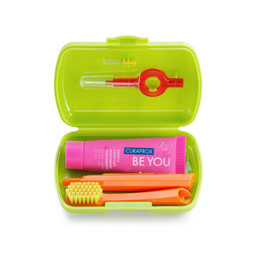 2x Curaprox Reisset Groen 1 set