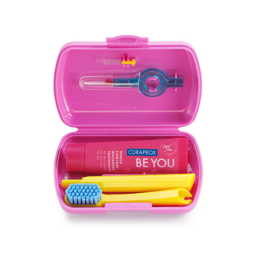 Curaprox Reisset Roze 1 set