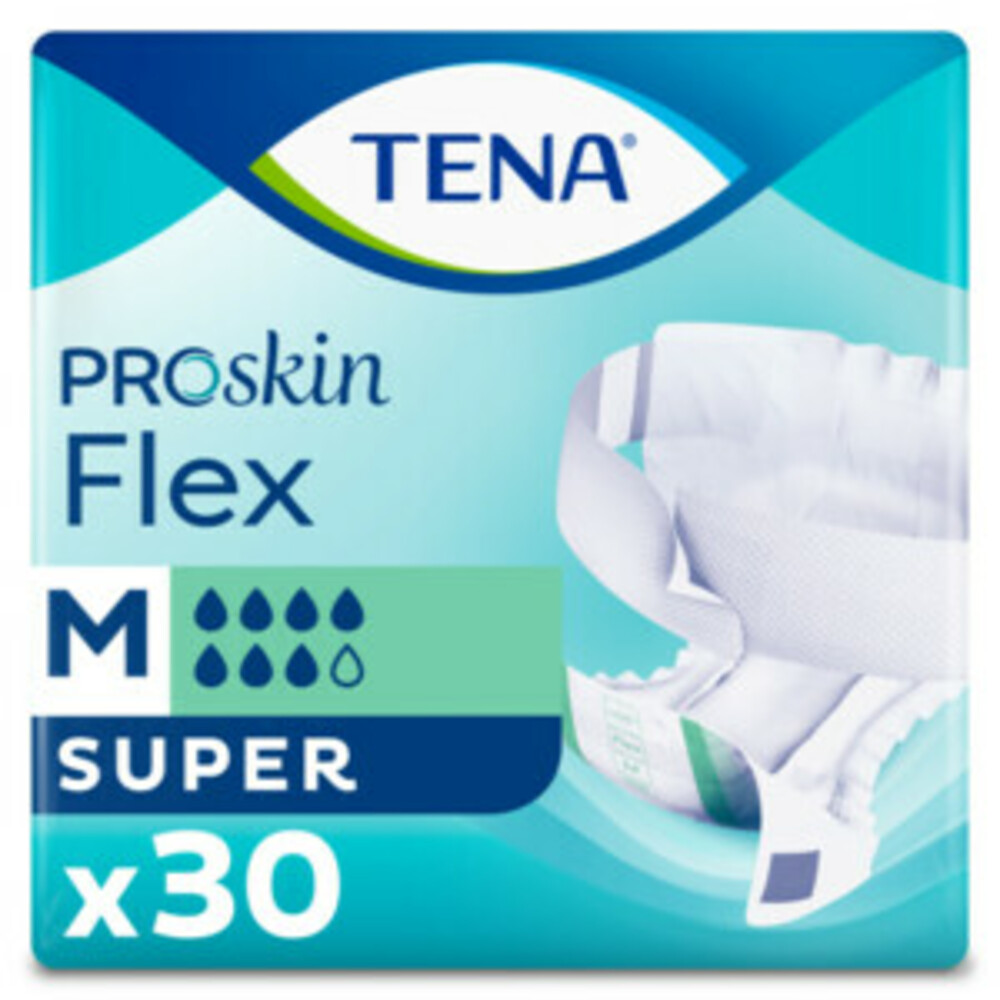 3x TENA Flex Super Medium 30 stuks