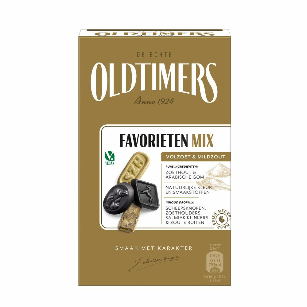 Oldtimers Favorieten Mix 235 gr