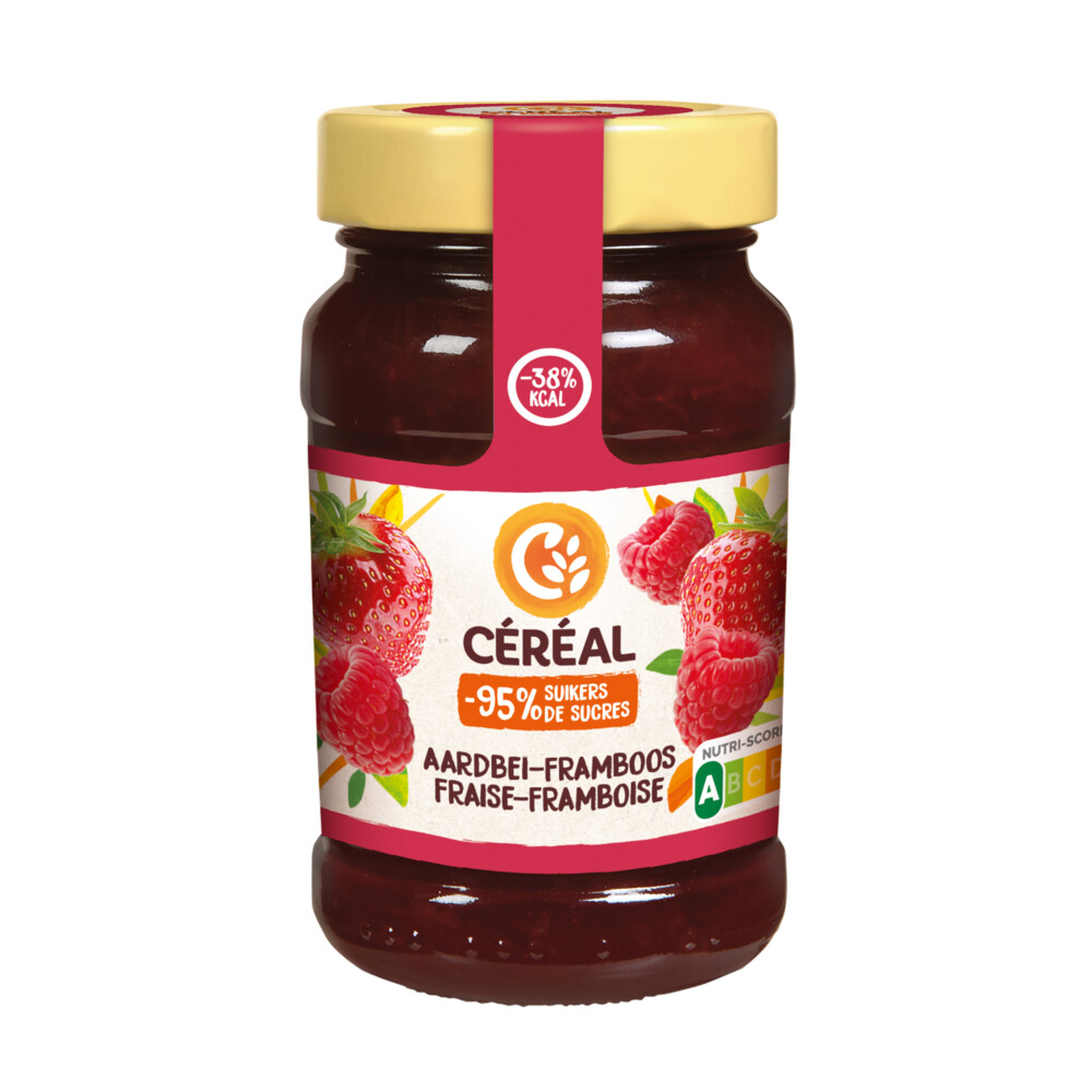 Céréal Jam Aardbei&Framboos 270 gr