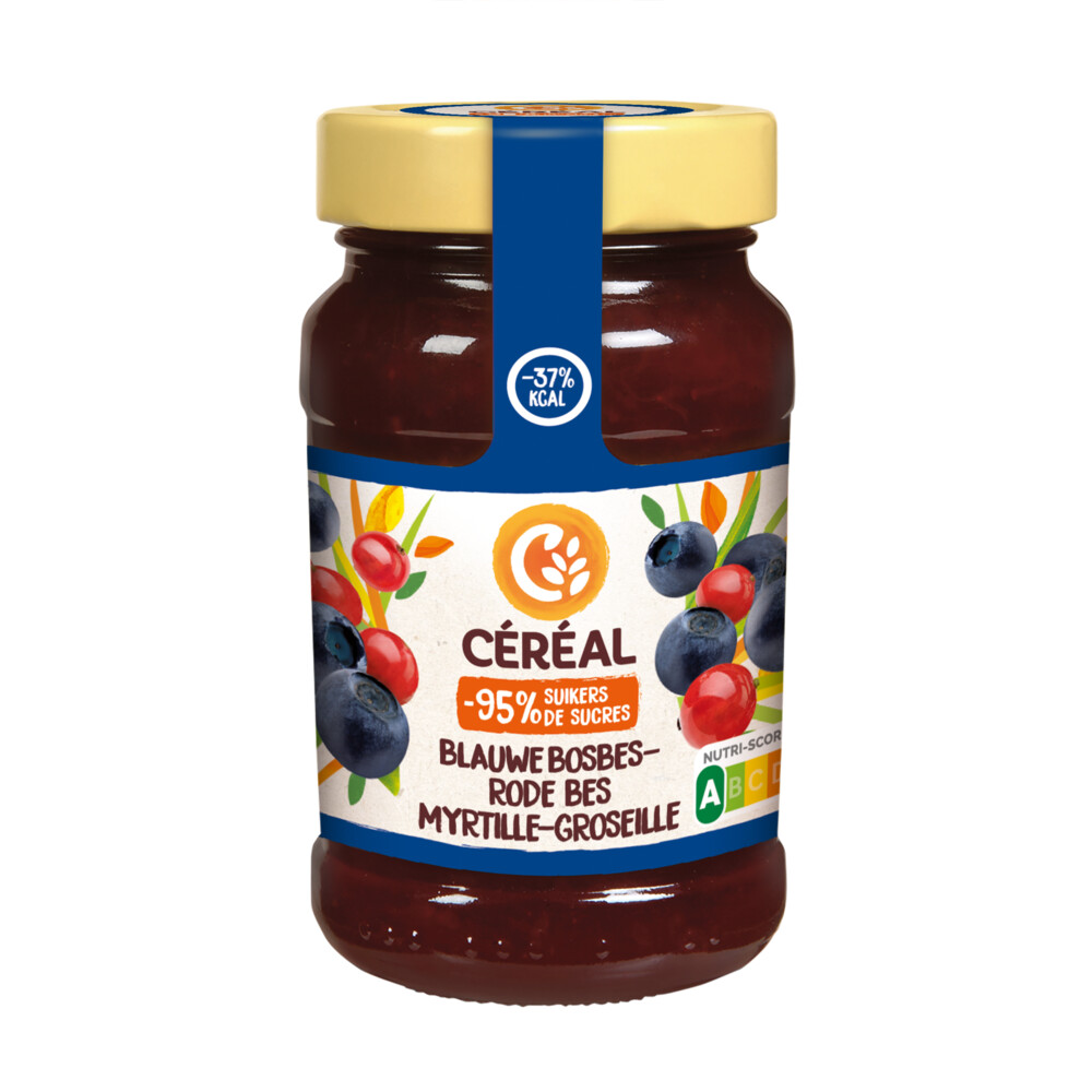 Céréal Jam Bosbes&Rode Bes 270 gr