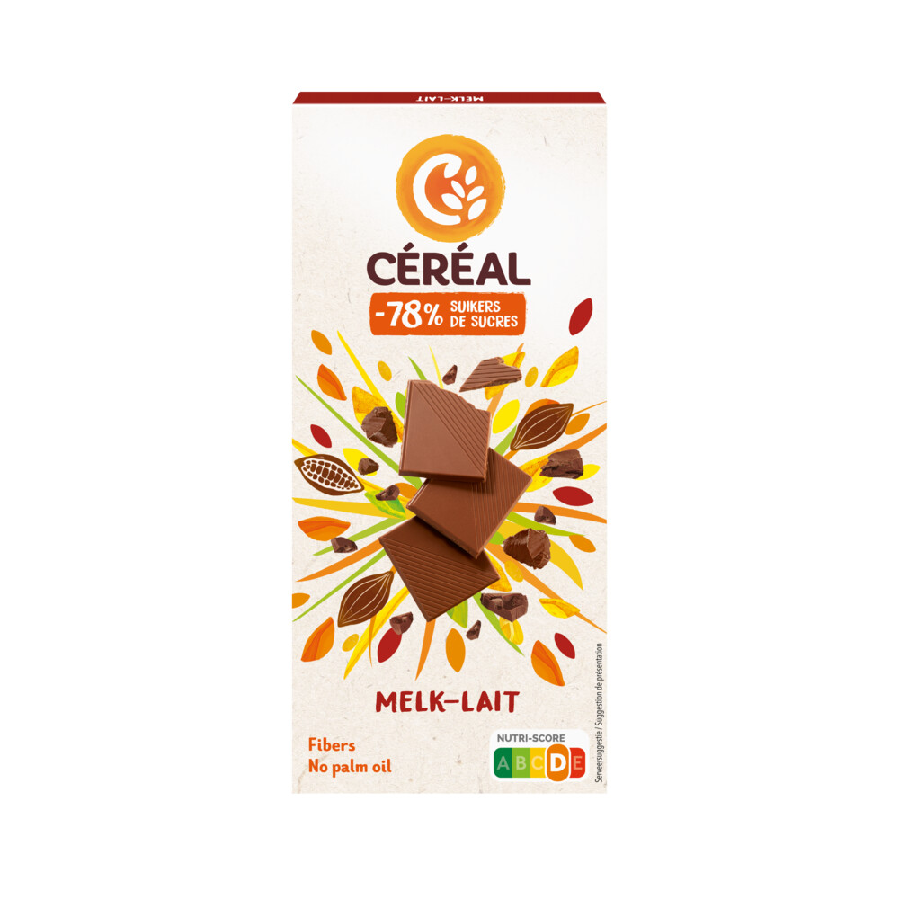 Céréal Chocoladetablet Melk 80 gr