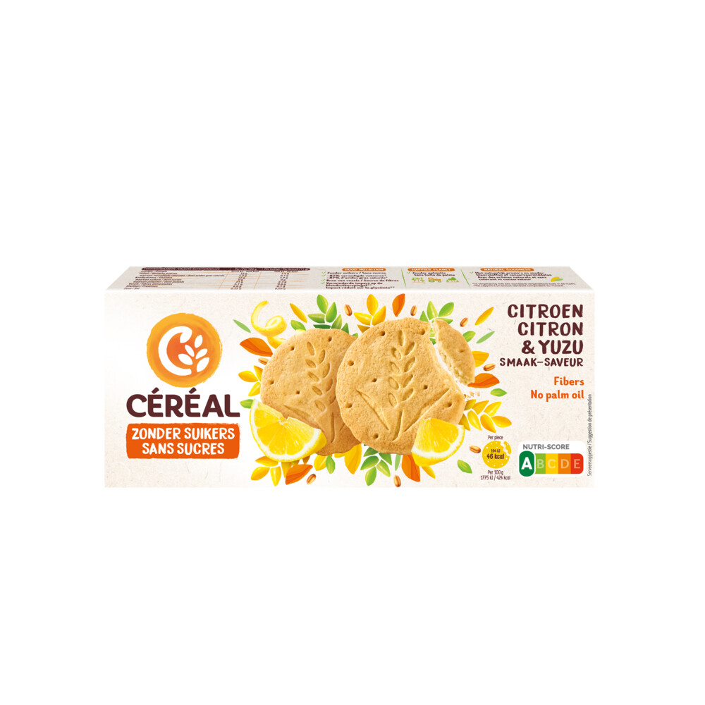 Céréal Koekjes Citroen&Yuzu 132 gr