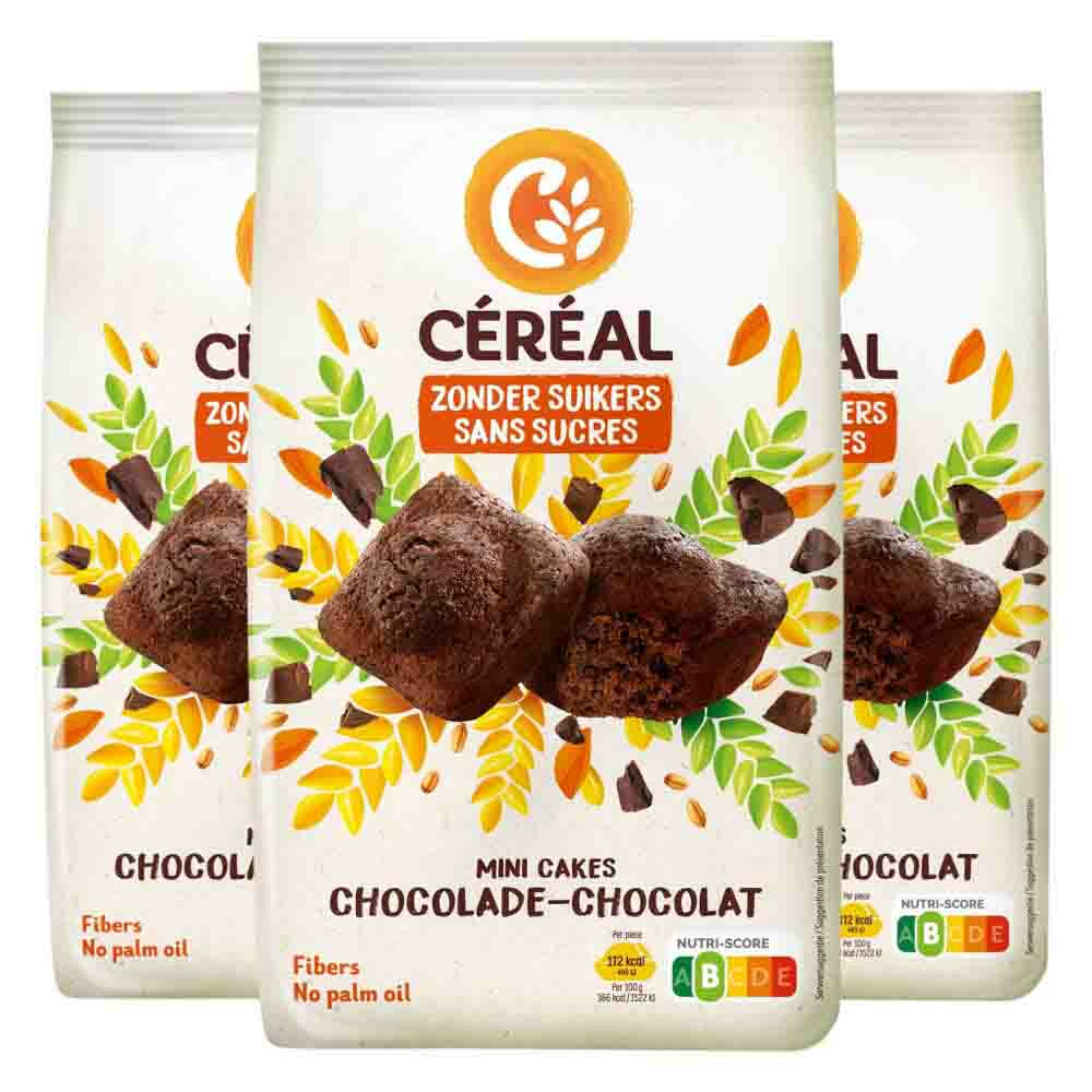 Céréal Mini Cakes Chocolade 196 gr