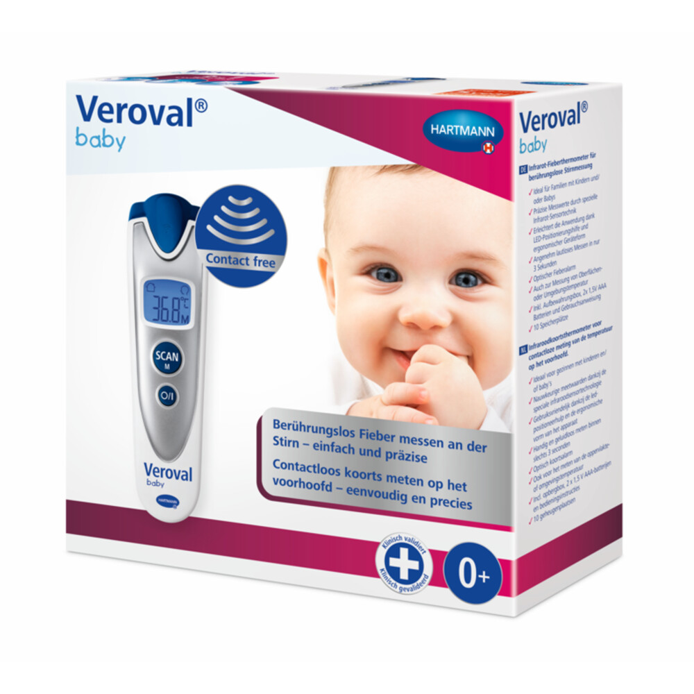Veroval Baby 3in1 Infrarood Thermometer | Plein.nl