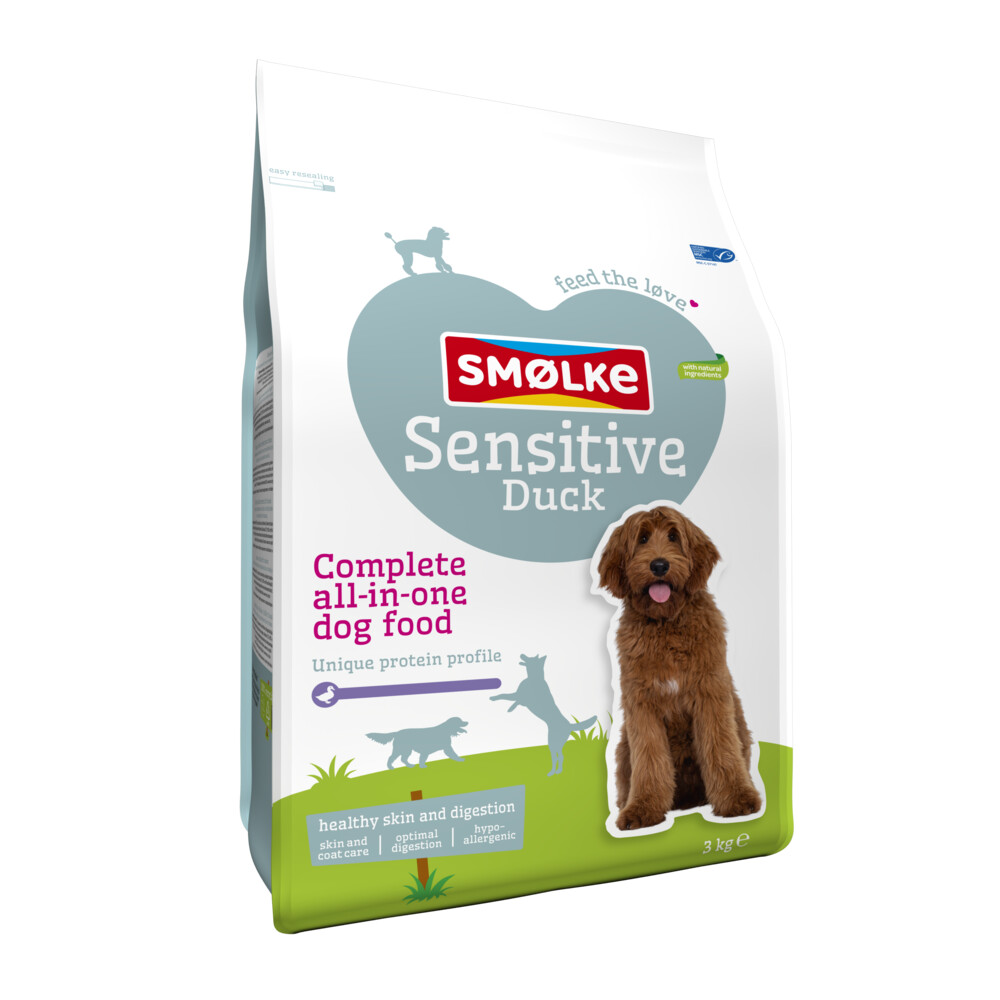Smolke Hondenvoer Sensitive Eend 3 kg