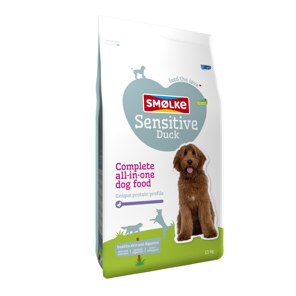 Smolke Hondenvoer Sensitive Eend 12 kg