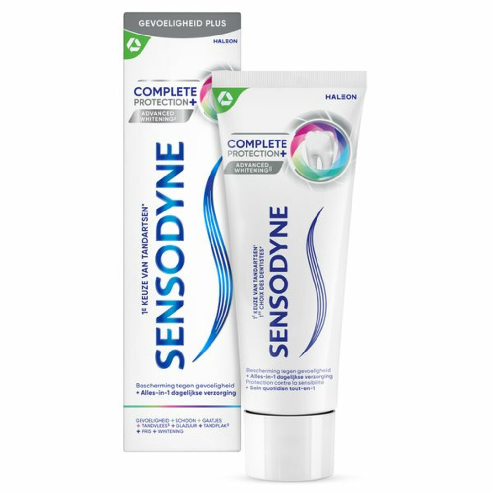 Sensodyne Tandpasta Complete Protection + Advanced Whitening 75 ml