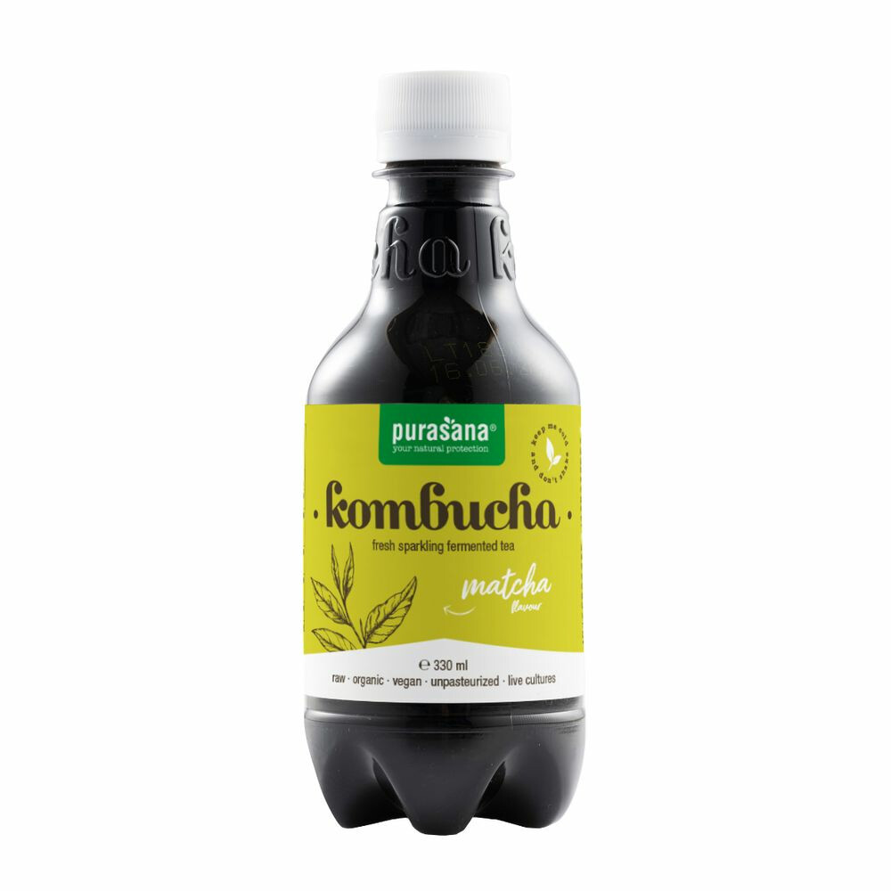 Purasana Kombucha Matcha Bio 330 ml