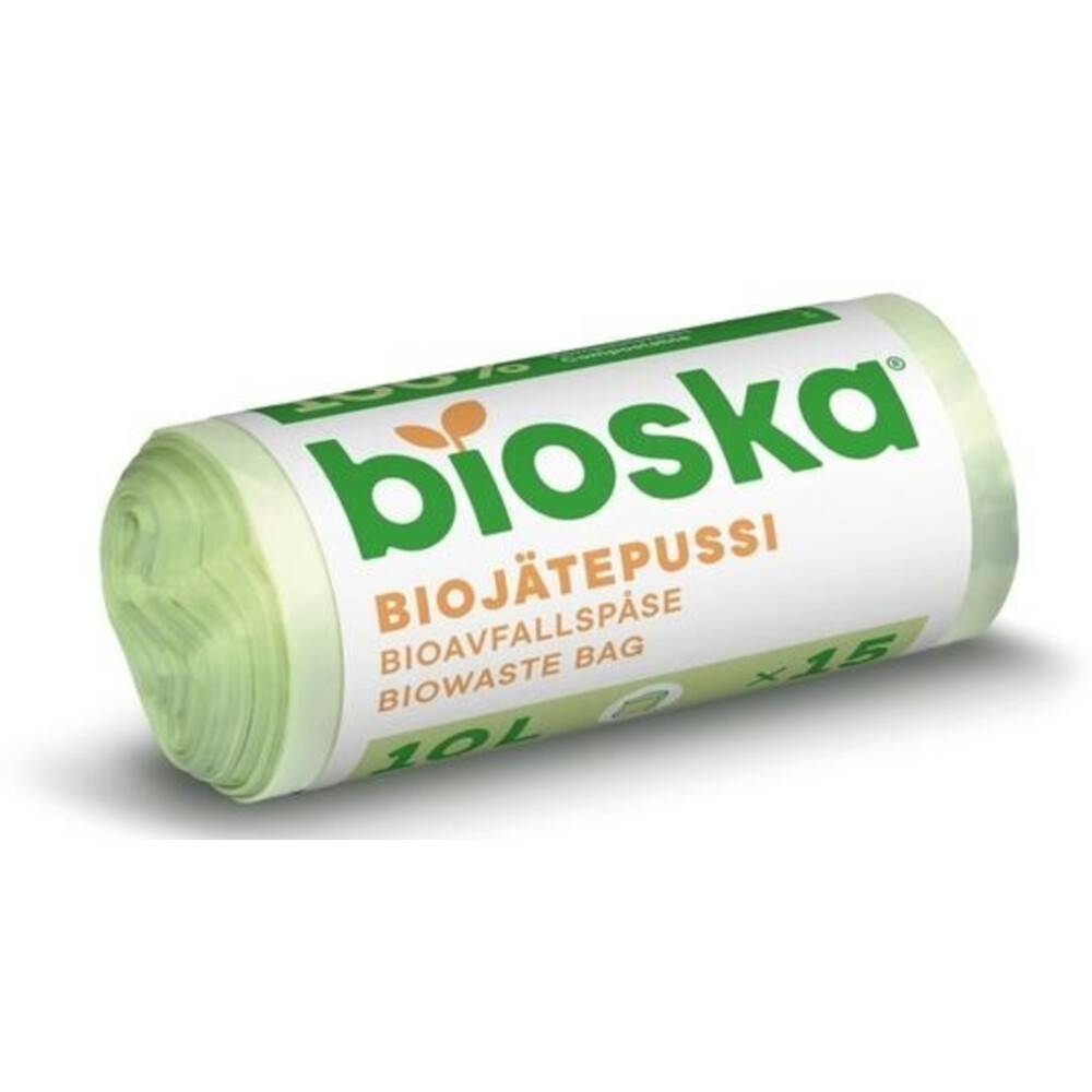 Bioska Afvalzakken 10 liter 15 stuks