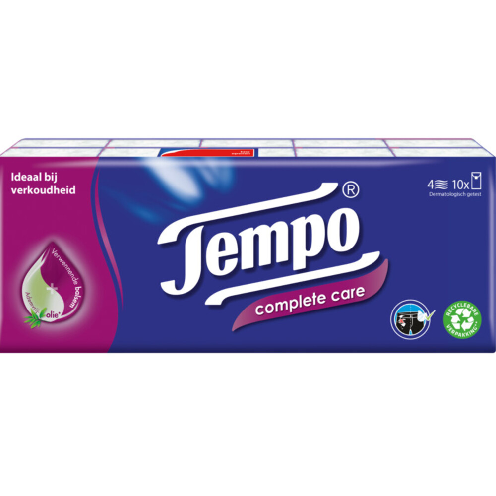 ONBEKEND \ MERKLOOS tempo zakdoek complete care 10s