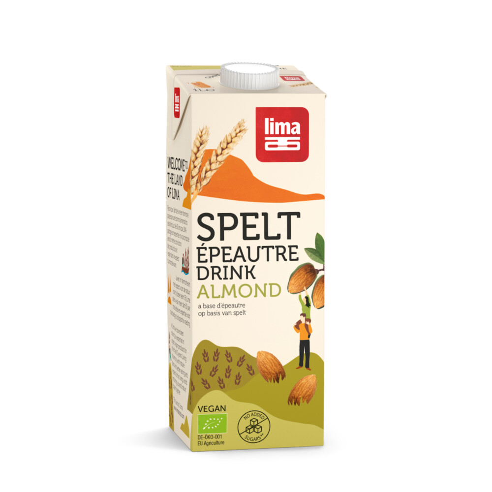 Lima Spelt Drink Amandel 1 liter