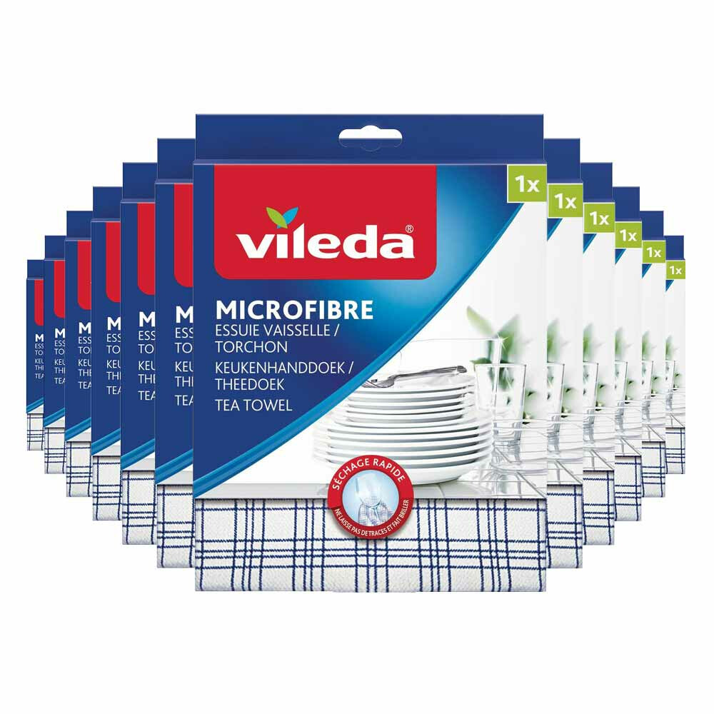 12x Vileda Doek Microfibre Vaat