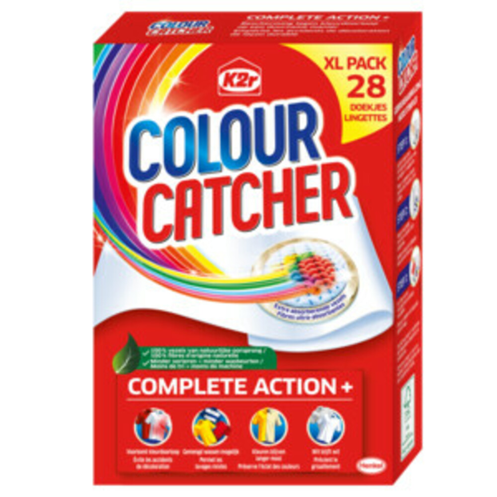 12x K2R Colour Catcher Doekjes 28 stuks