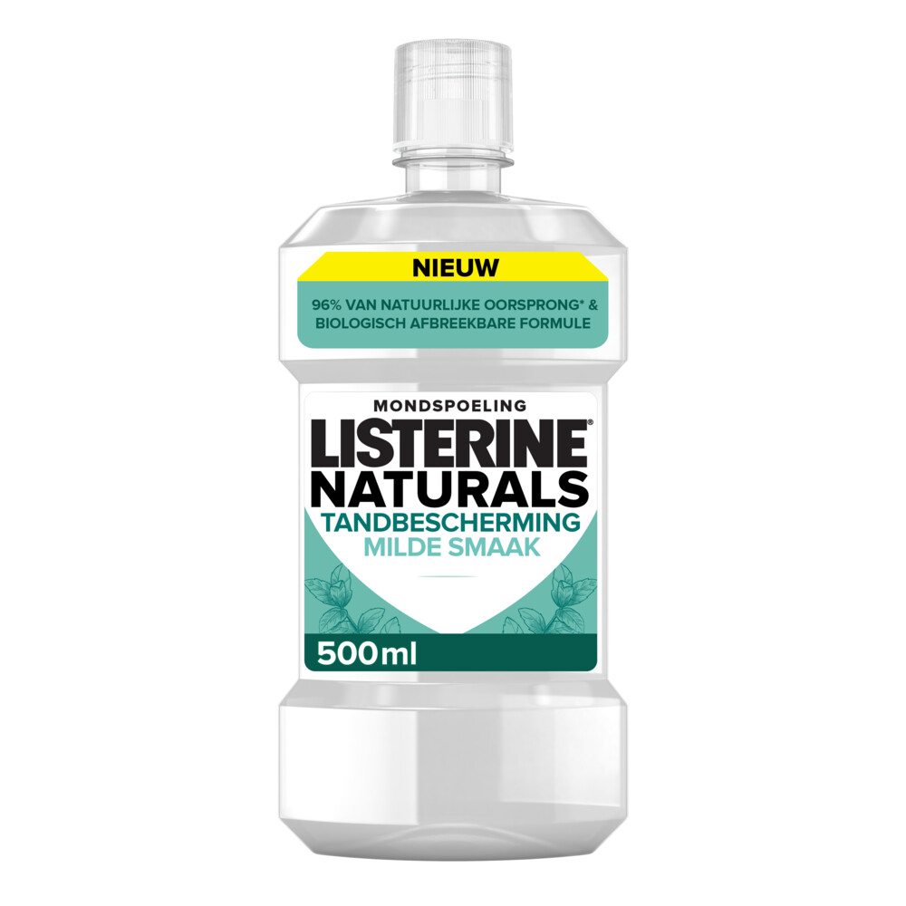 Rijk tekort Onderhoudbaar Listerine Naturals Mondwater Tandbescherming 500 ml | Plein.nl