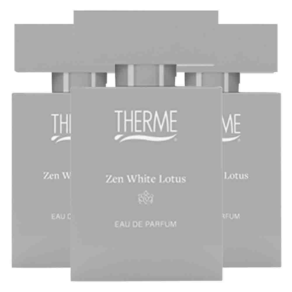 3x Therme Zen White Lotus Eau de Parfum Spray 30 ml