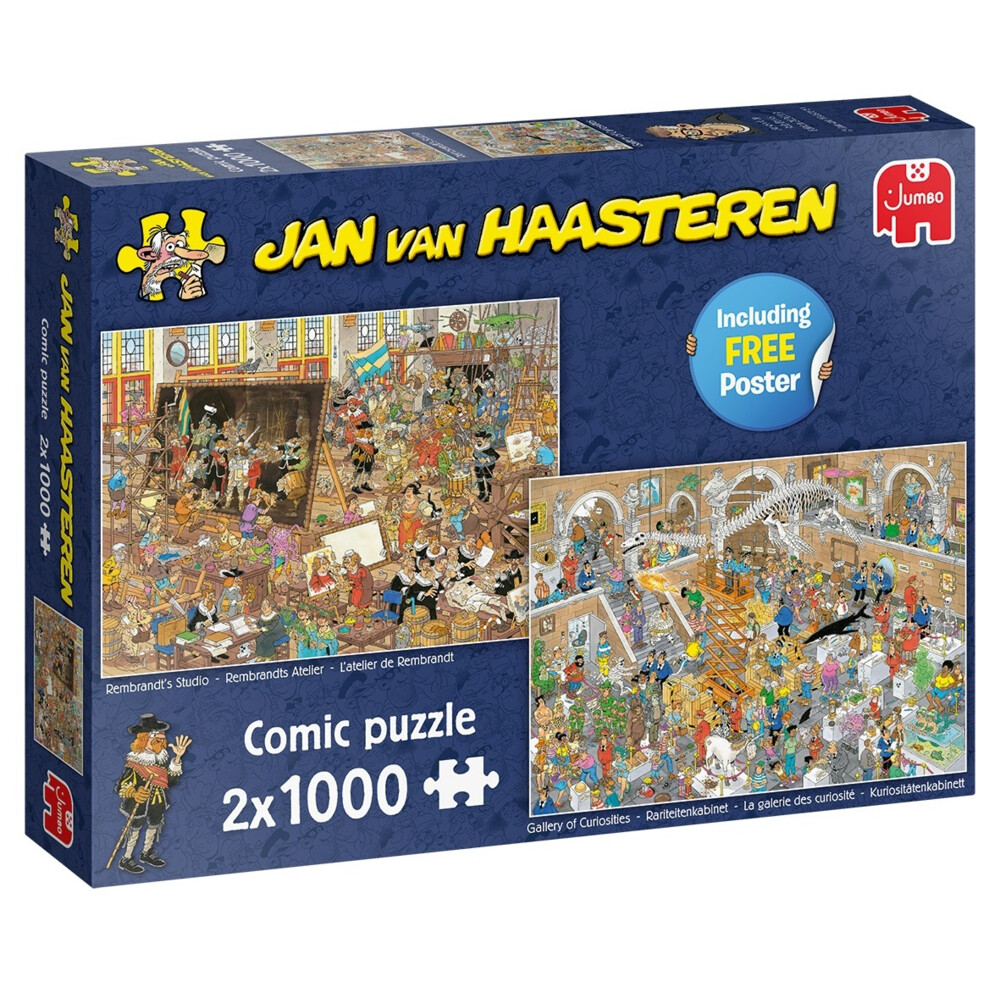 Bewolkt Vrijstelling Vertrappen Jan Van Haasteren Puzzel Een Dagje Naar Het Museum - 2 x 1000 stukjes |  Plein.nl