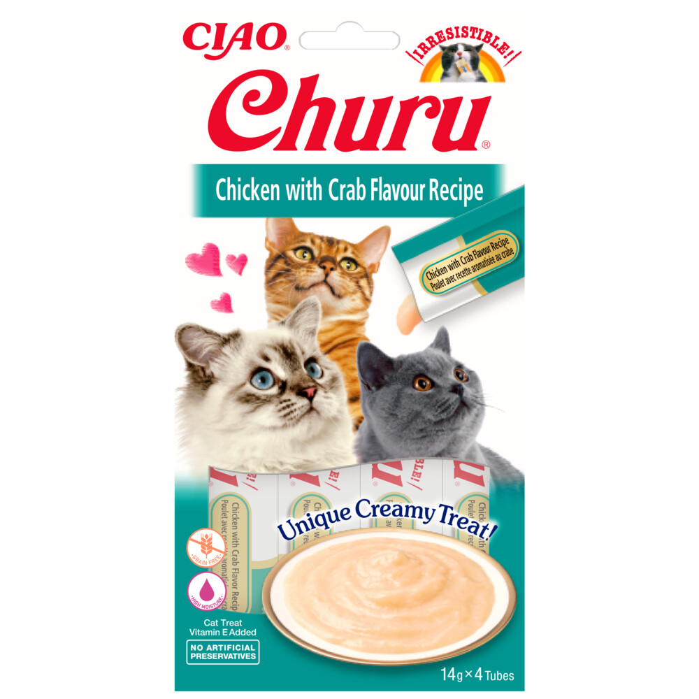 Ciao Kattensnack Churu Kip - Krab 60 gr