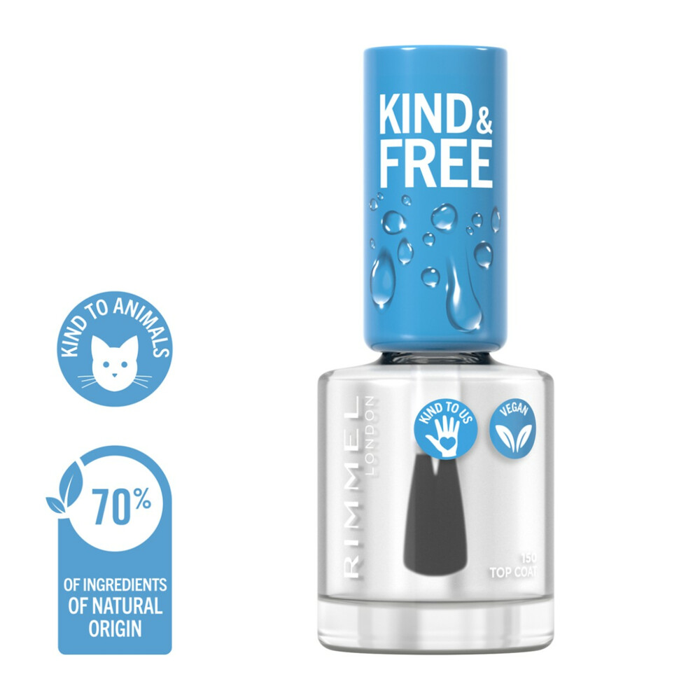 Rimmel KIND&FREE Vegan Nagellak 150 Top Coat 8 ml
