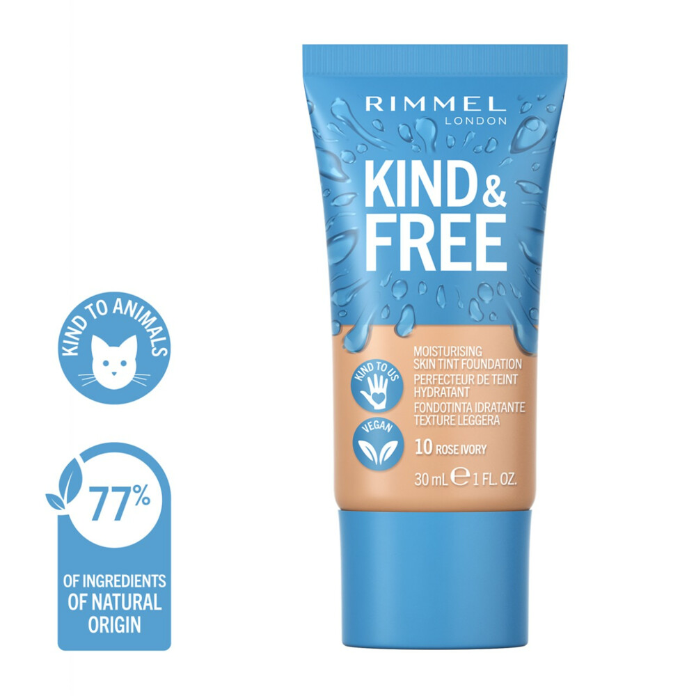 Rimmel KIND&FREE Vegan Foundation 010 Rose Ivory 30 ml