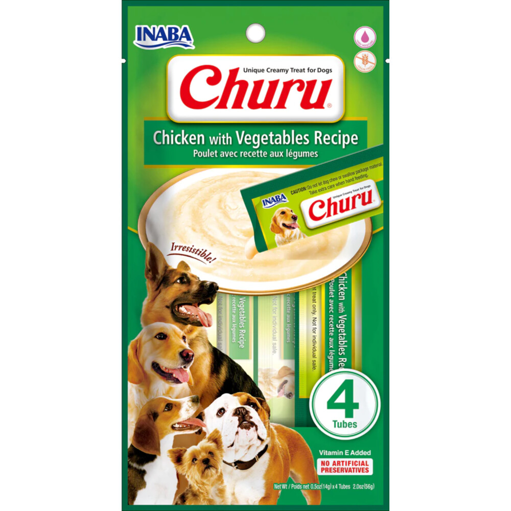 Ciao Hondensnack Churu Kip - Groenten 67 gr