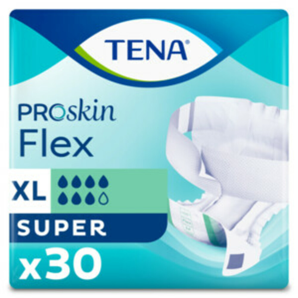 3x TENA Flex Super ProSkin Extra Large 30 stuks