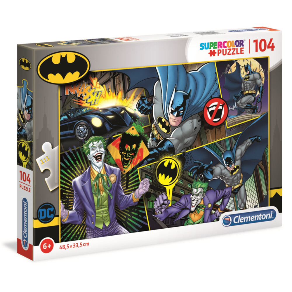 DC Comics Supercolor Jigsaw Puzzle Batman (104 pieces)