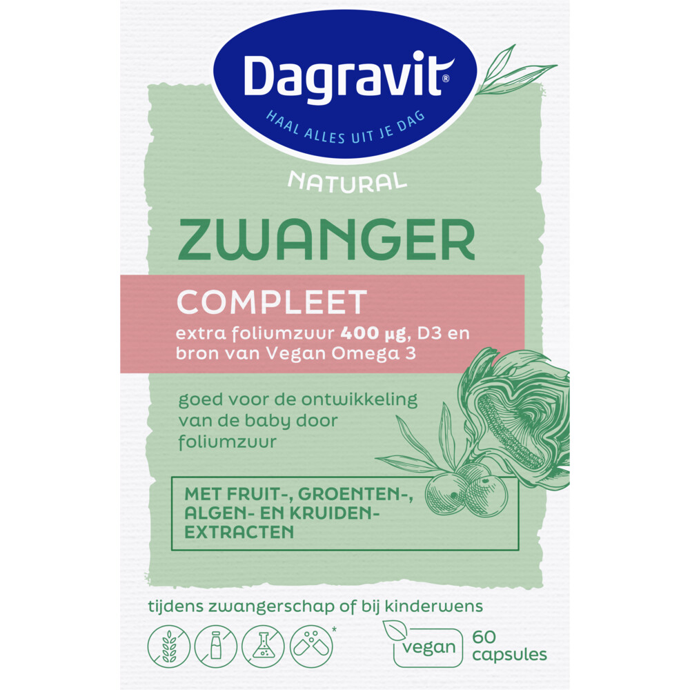 Dagravit Natural Zwanger Compleet 60 capsules