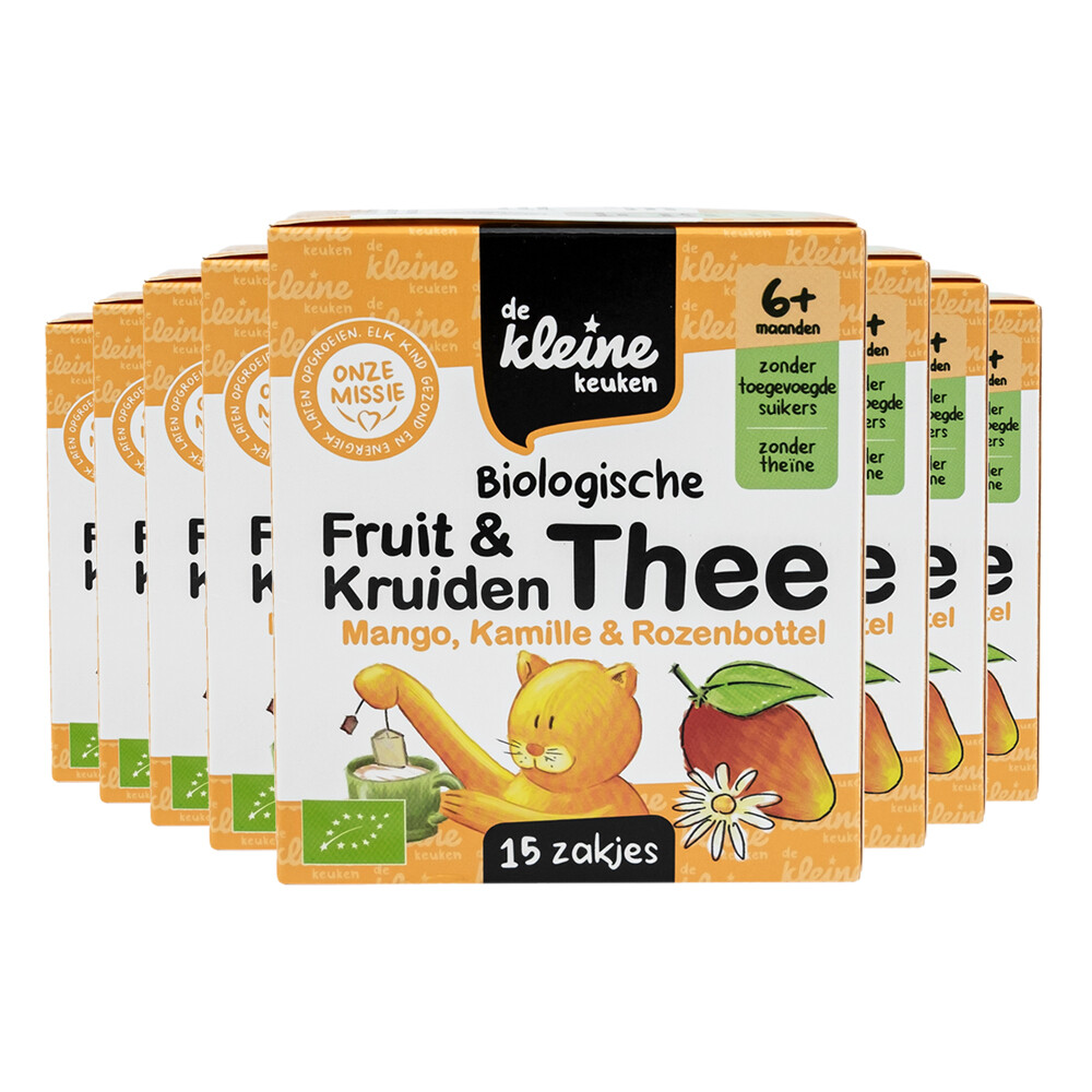 8x de Kleine Keuken Bio Mango Thee 30 gr
