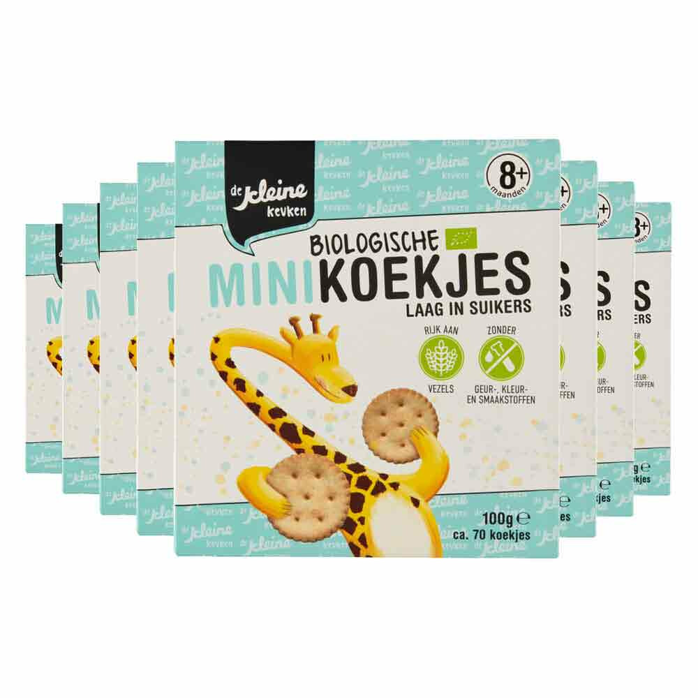8x de Kleine Keuken Mini Koekjes 100 gr