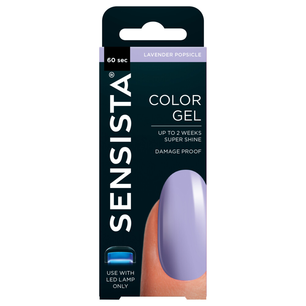 6x Sensista Color Gel Lavender Popsicle 7,5 ml