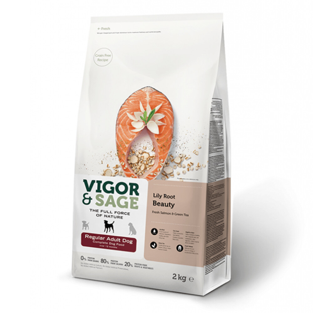 Vigor&Sage Hondenvoer Regular Lilly Root Beauty 2 kg