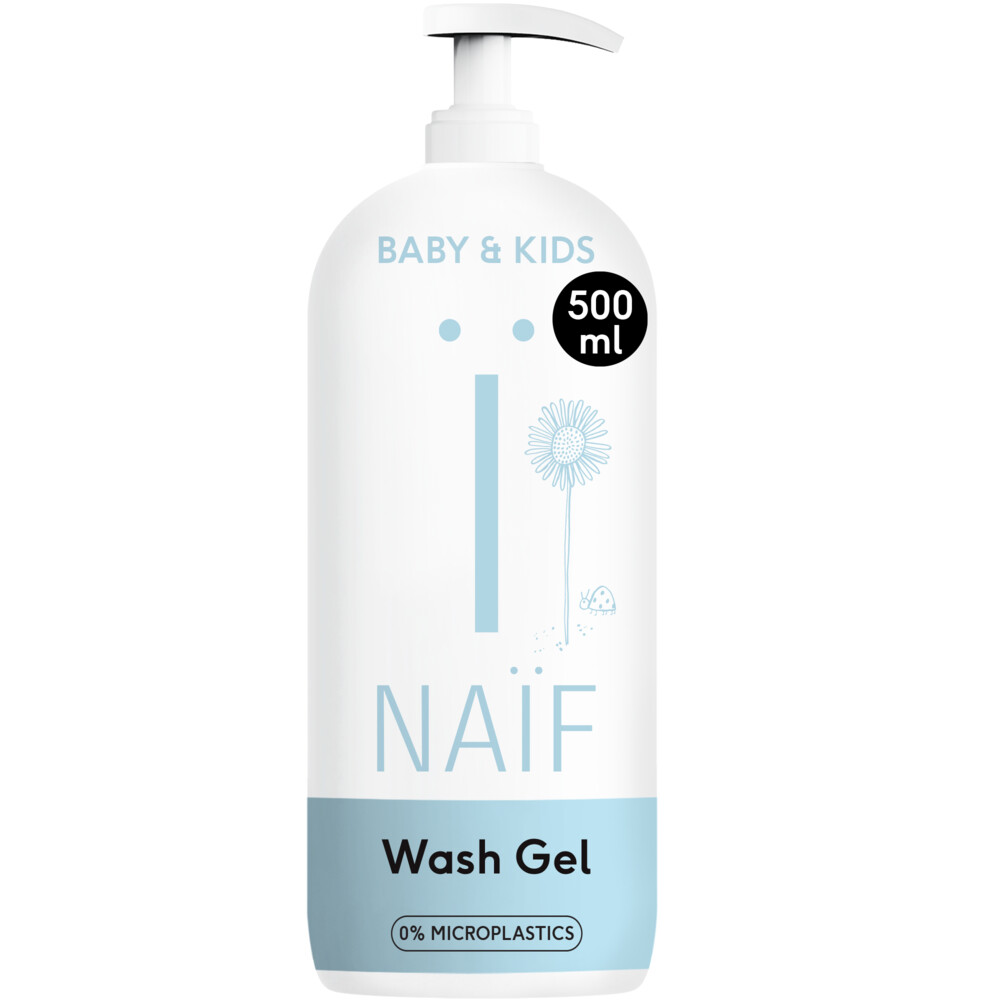 Naif Reinigende Wasgel voor Baby&Kids 500 ml