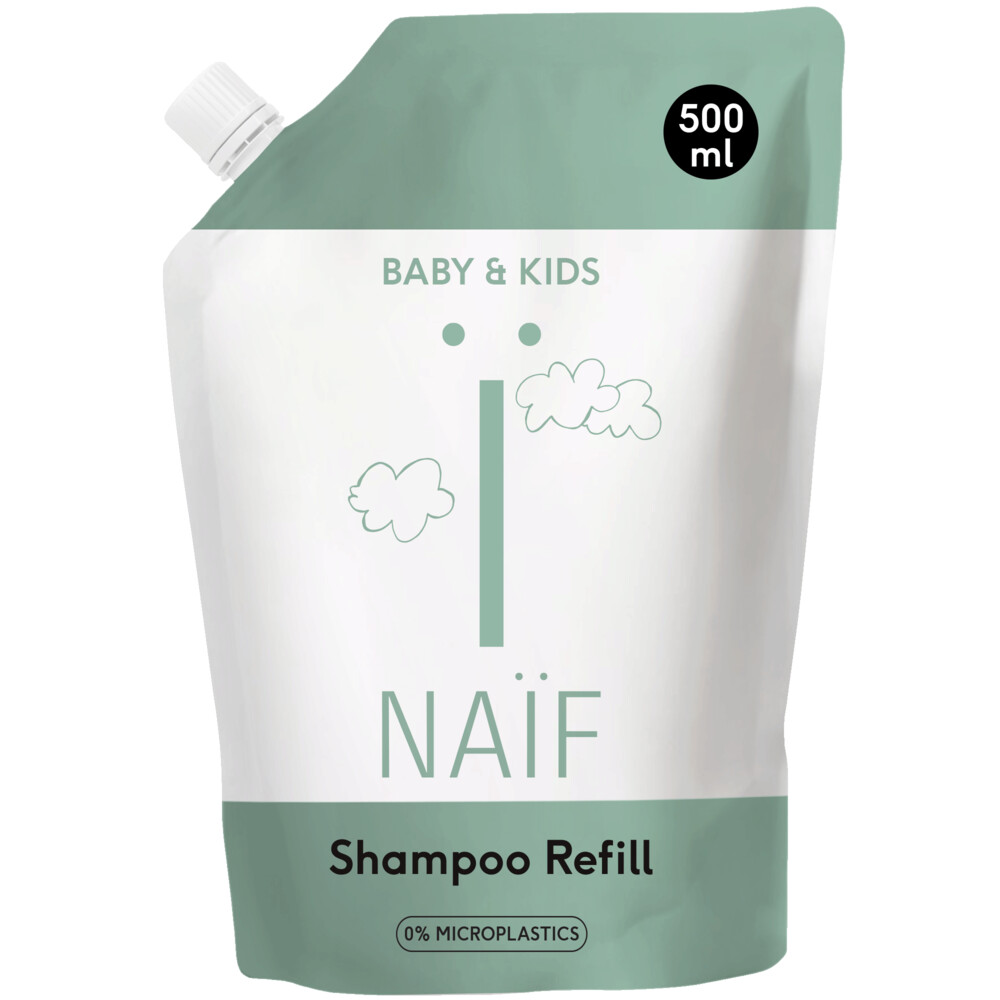 Naif Voedende Shampoo voor Baby&Kids Navulverpakking 500 ml