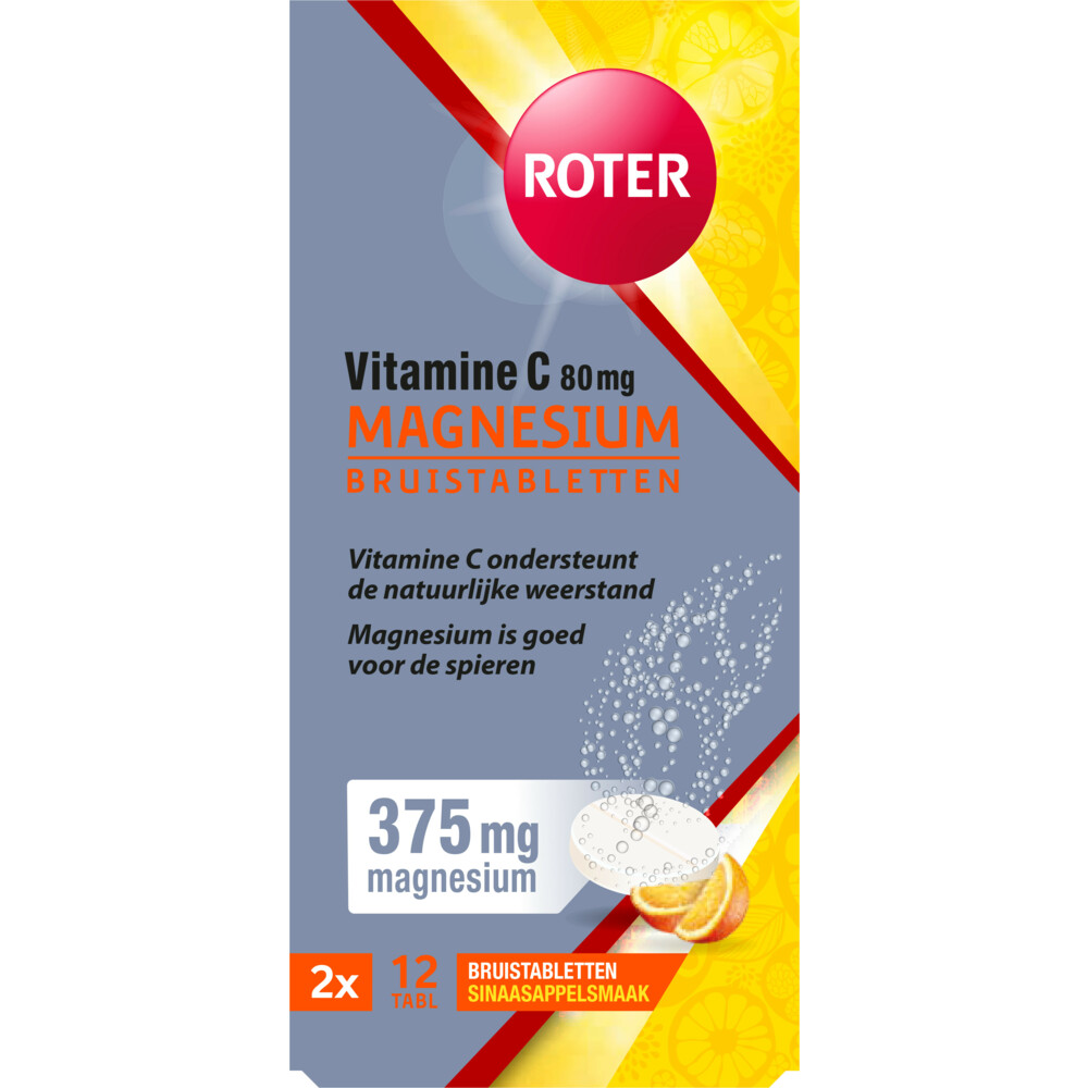 Roter Magnesium Bruis met Vitamine C