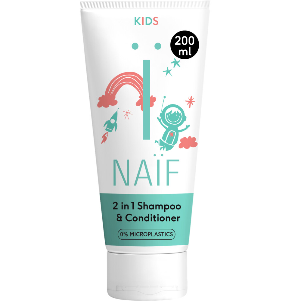 Naif 2 in 1 Shampoo&Conditioner Kids 200 ml