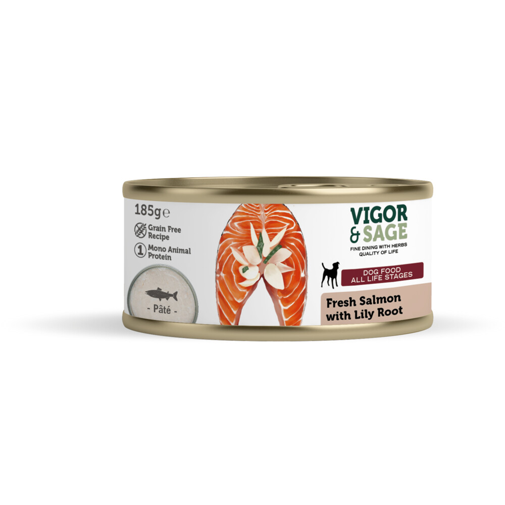 Vigor&Sage dog salmon lily root 180gr