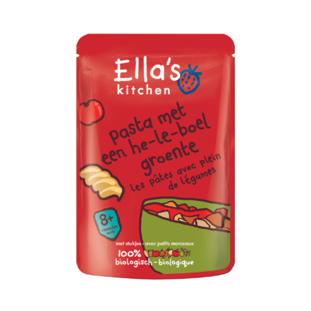 Ella's Kitchen 8mnd Pasta Groente (1 Zakje van 190 gr)