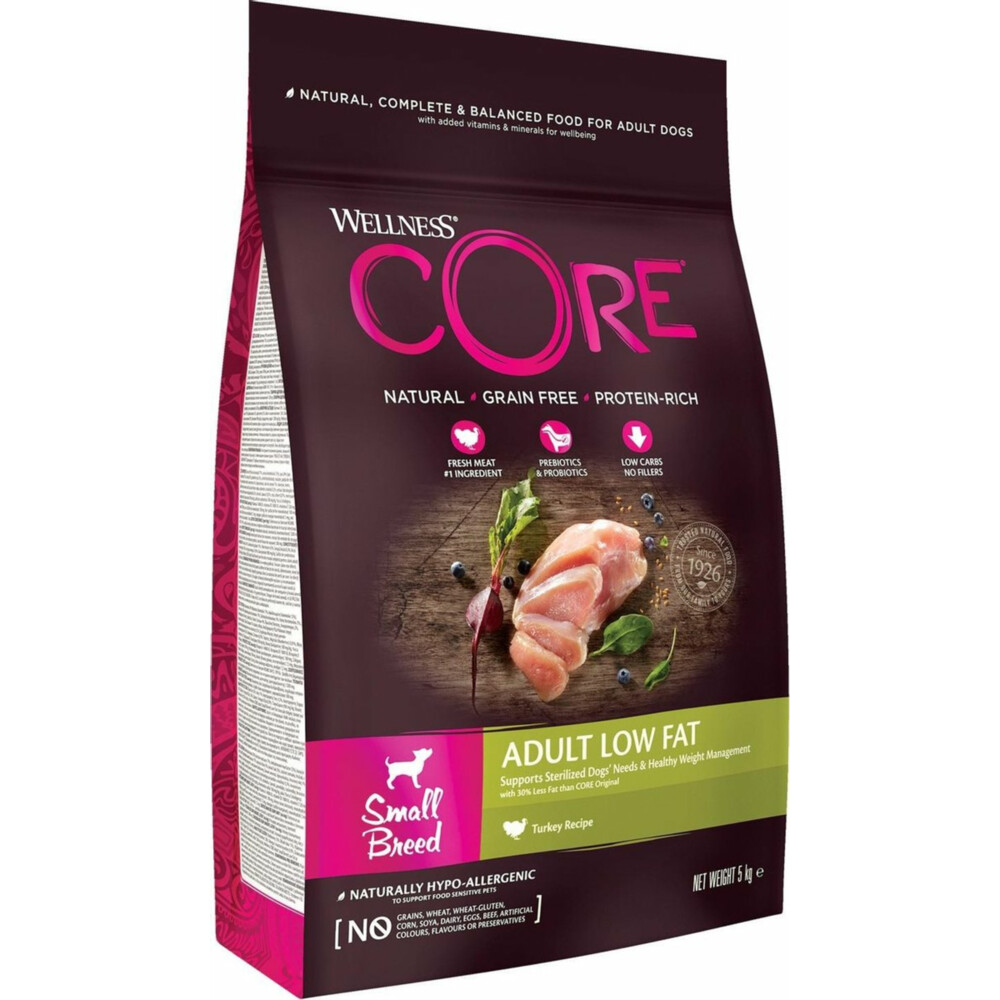 Wellness Core Hondenvoer Small Healthy Weight Kalkoen 5 kg