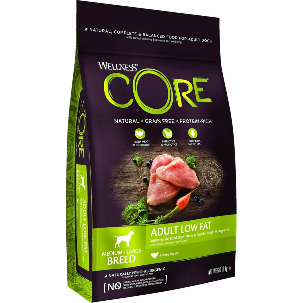 Wellness Core Hondenvoer Healthy Weight Kalkoen 10 kg