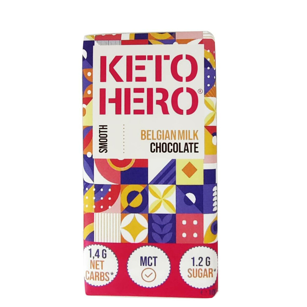 6x Keto Hero Chocolade Reep Melk 100 gr