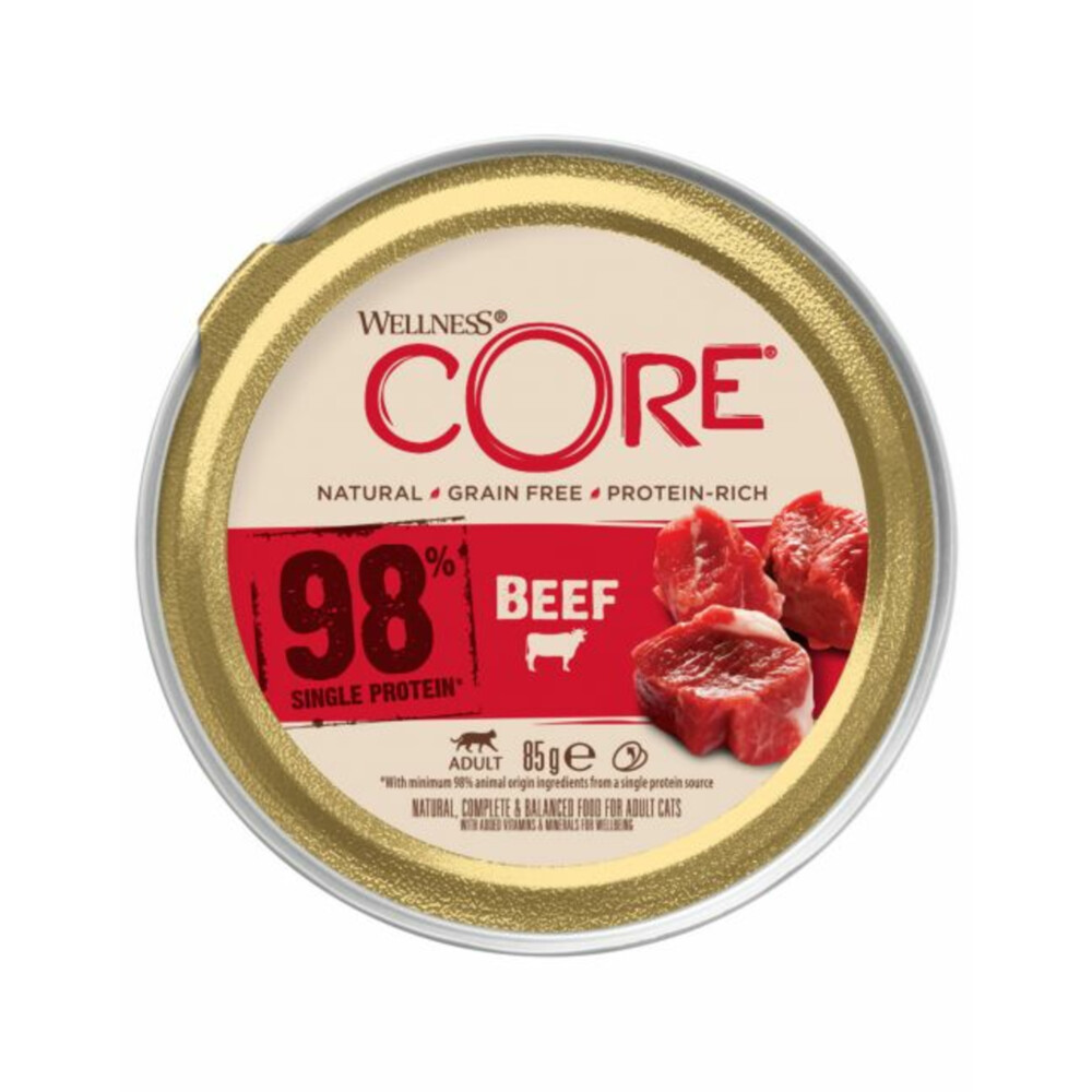 Wellness Core Kattenvoer 98% Recipe Rund 85 gr