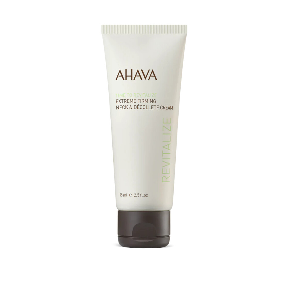 3x Ahava Time To Revitalize Extreem Verstevigende Nek en Decolleté Crème 75 ml