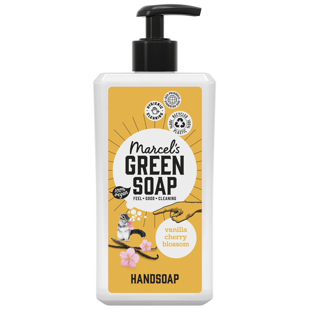 Marcel's Green Soap Handzeep Vanille & Cherry Blossom (500ml)